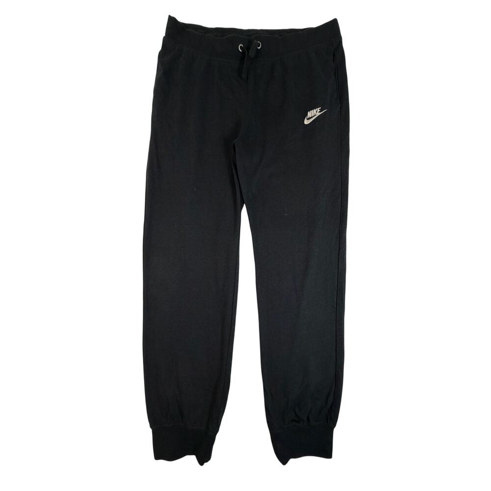Nike Club Fleece Jogger Sweatpants Black Athletic Lounge Pants Men’s M